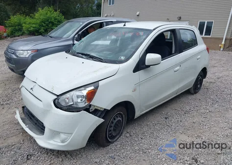 2014 Mitsubishi Mirage De z USA, uszkodzony, nr VIN ML32A3HJ2EH007273